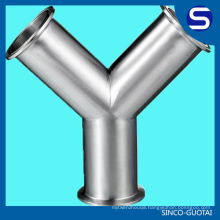 Stainless Steel Sanitary Pipe Fitting/Y tee
